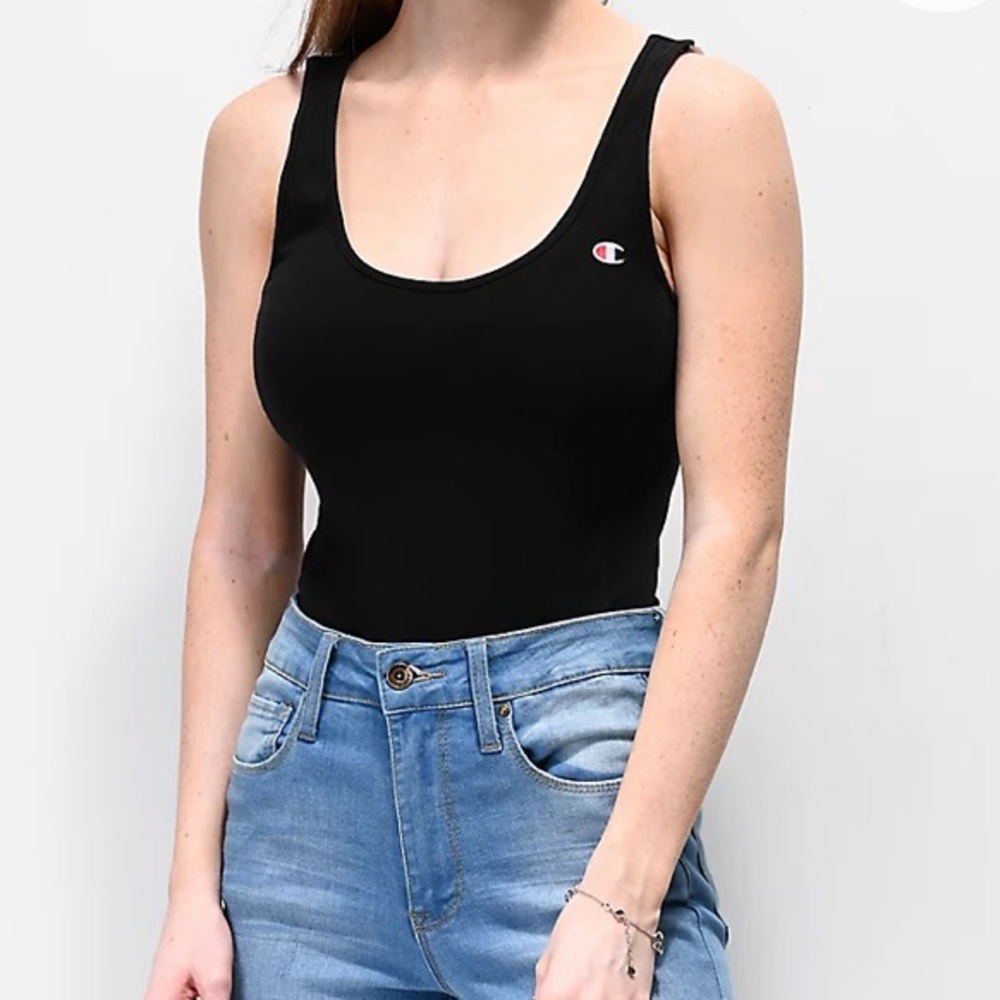 Urban Outfitters Champion Black Bodysuit
